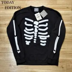 【新品】TODAYEDITION × M SKULL SWEATSHIRTS
