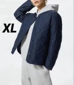 新品　ユニクロ　パフテックノーカラージャケット　XL