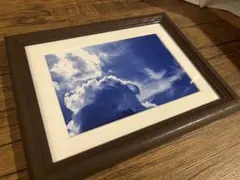 雲の風景 A4サイズ 木製フレーム