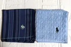 Polo Ralph Lauren　ロゴ付きハンカチ2枚セット