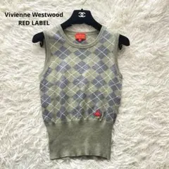 Vivienne Westwood RED LABEL◆ニットベスト(厚手)/00/ウール/NVY/17-12-122009 ヴィヴィアンウエストウッドRED LABEL ニットベスト VIVIENNE WESTWOOD
