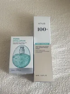 anua PDRN HYALURON 保湿クリーム　ミスト　２点セット
