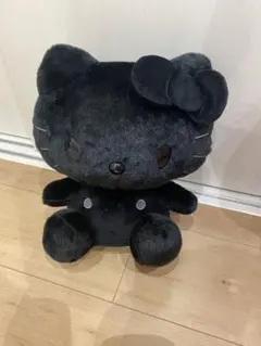値下げ不可 ハローキティ 黒いぬいぐるみ ブラックフライデー
