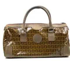 ■ a2430 FENDI【フェンディ】ズッカ柄 ボストンバッグ ヴィンテージ □ a2430 FENDI【フェンディ】ズッカ柄 ボストンバッグ ヴィンテージ
