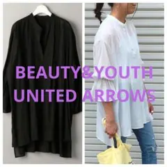 BEAUTY&YOUTH 　コットン　チュニックブラウス