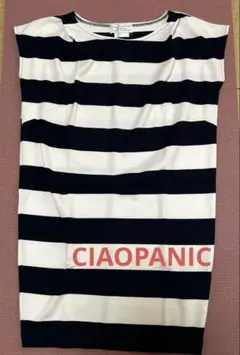 CIAOPANIC TYPY ストライプノースリーブチュニック