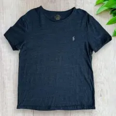 ポロラルフローレン 半袖Tシャツ 黒に近い紺　霜降り ポニー刺繍 S〜M