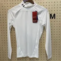 メンズヒートギアコンプレッション長袖モックシャツ M（1369606）