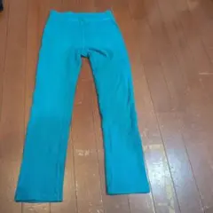 ターコイズ 長ズボン　ストレッチ 背面ポケット付き