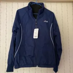 FILA ネイビー ジップアップジャンパー