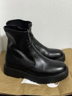 サイドゴアブーツ 本革 24.5