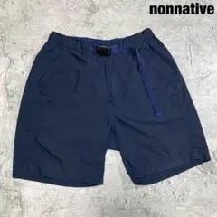 【nonnative】ベルト付き クライミングショーツ 日本製 ネイビー 1のサムネイル