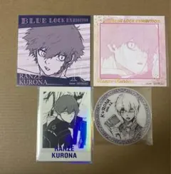 ブルーロック展　コースター　クレープ　ぱしゃこれ28番　クリアシート　黒名蘭世