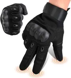 手袋 スマホ対応 ハード ナックル バイク用 バイクグローブ アウトドア用