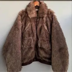 Henon. ヘノン　ECO FUR BLOUSON エコファーブルゾン　今期 Henon. ヘノン ECO FUR BLOUSON エコファーブルゾン 今期 - メルカリ