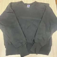 Champion ブラック スウェット トレーナー
