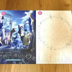 劇場版プロジェクトセカイ　壊れたセカイと歌えないミク パンフレット２冊