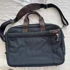 ACE GENE ビジネスバッグ ブラック ナイロン ショルダー付き