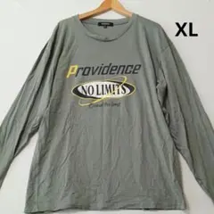 Doubleface グレー ロングスリーブ Tシャツ L