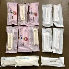 ヘアブラシ　使い捨て　アメニティ