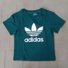 アディダスオリジナルス キッズ 半袖 Tシャツ グリーン 緑 110 新品未使用