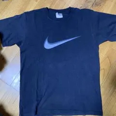 90s 00s nike tシャツ 白タグ デカロゴ 短丈 円堂守 銀タグ