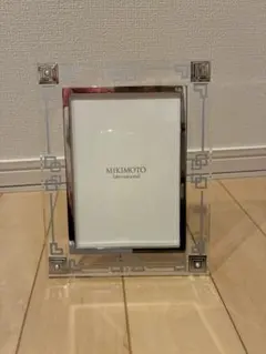 MIKIMOTO フォトフレーム　クリアガラス　本体未使用のサムネイル