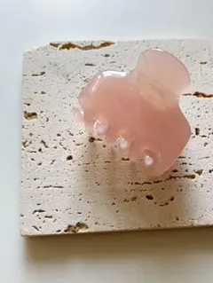 新品＊アセテート ヘアクリップ ヘアアクセサリー　ヘアアレンジ ピンク