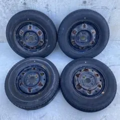 ブリヂストン 12インチ 鉄ちんホイール 145/80R12 送料込【1/2