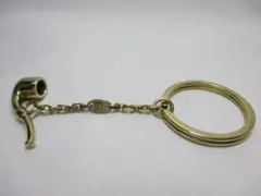 ダンヒル チャーム キーホルダー パイプモチーフ ゴールドカラー 중고 本物