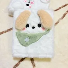 シール帳A6 バインダー ふわふわ可愛い動物デザイン シール リフィル20枚付き