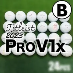【B40】Titleist PROV1X 2023年 白 ロストボール24球のサムネイル
