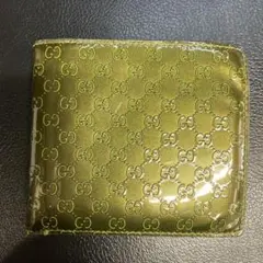 GUCCI 二つ折り財布 オリーブグリーン