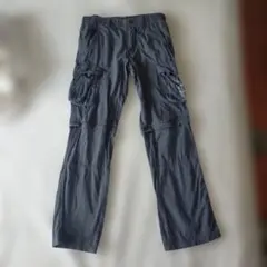 2WAY カーゴパンツ ハーフパンツ 長ズボン グレーのサムネイル