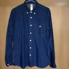 MHL. デニムBDシャツ　新品同様　Mサイズのサムネイル