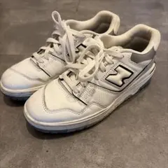 New Balance 550 ホワイト/グレー スニーカー