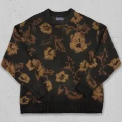 many men many mind ニット セーター 花柄 メンズ Lサイズ