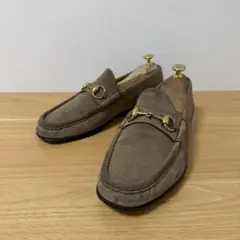 グッチ　ホースビット　6サイズ　スエード　ブラウン系
