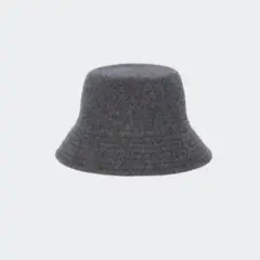 最終お値下げ！美品！UNIQLO ユニクロ　ウールバケットハット