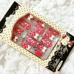 Sanrio サンリオ　ディズニー　ミニー＆ハローキティー　ネイルチップ♡のサムネイル