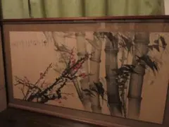 布絵 額装 浮世絵風 女性 日本画 和風インテリア - メルカリ