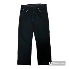 00s US企画 Wrangler ラングラー ブラックジーンズ 34×30