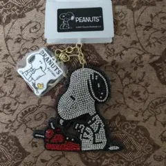 スヌーピー キラキラキーホルダー