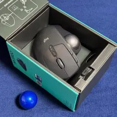 Logicool MX ERGO トラックボール＋ペリックス34mmボール(青)