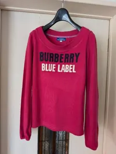 BURBERRY BLUE LABEL 長袖カットソー 38 ロゴアップリケ