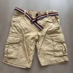 TOMMY HILFIGER カーゴハーフパンツ ベルト付き 122cm