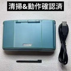 LJ【清掃&動作確認済】Nintendo DS 初代 ターコイズブルー本体