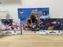 【新品・未開封】B賞 モンキー・D・ルフィ ギア2＋H賞２枚セット