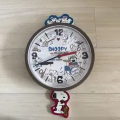 スヌーピー限定品 デニム刺繍 壁掛け時計 - メルカリ