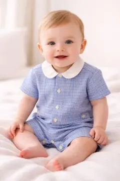 #Polo Ralph Lauren ⭕️⚫️襟付きロンパース 3〜6ヶ月チェック柄